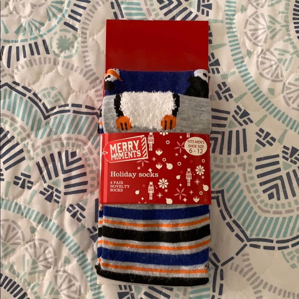 New 2 pack men’s Christmas socks